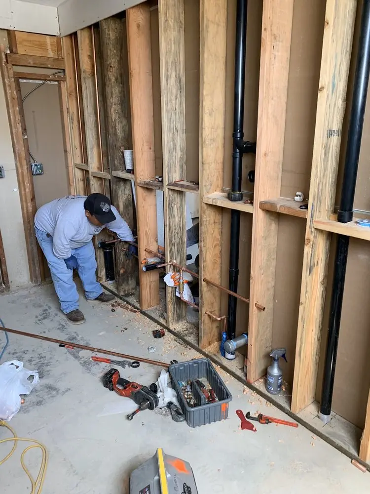 Commercial rough-in plumbing for Gas Line Repair in Gallions Corner
